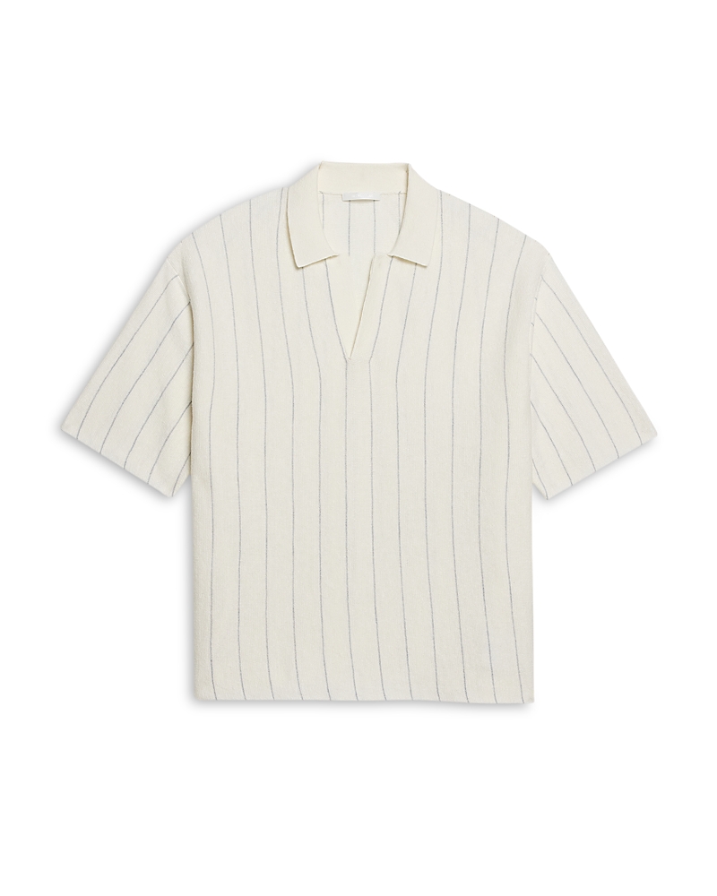 Helmut Lang - Short Sleeve Stripe Polo