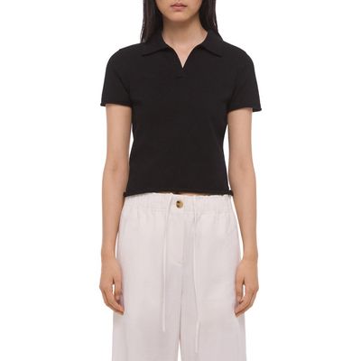Helmut Lang Helmut Lang Shrunken Knit Polo