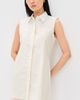 Helmut Lang Helmut Lang Sleeveless Shirt Dress White/Soft White - 2