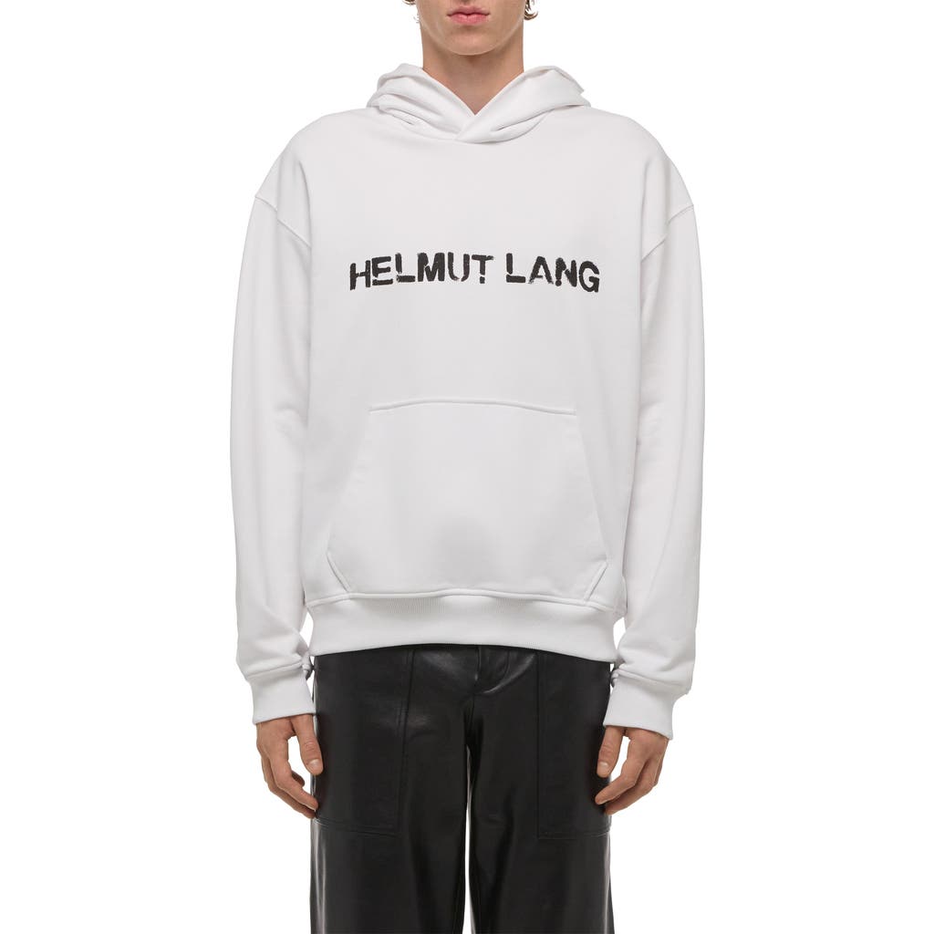 Helmut Lang Helmut Lang Stencil Logo Graphic Hoodie