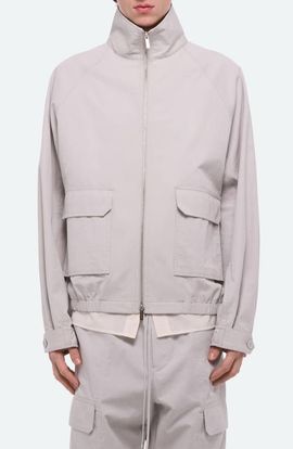 Helmut Lang Helmut Lang Twill Crop Utility Jacket