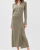 Helmut Lang Helmut Lang Twisted Shirt Dress Fallen Rock - 2