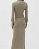 Helmut Lang Helmut Lang Twisted Shirt Dress Fallen Rock - 3