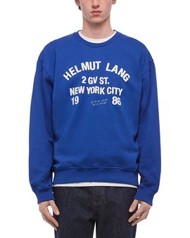 Helmut Lang Helmut Lang Varsity Compact Crewneck Sweatshirt