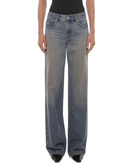 Helmut Lang Helmut Lang Wardrobe High Rise Jeans in Medium Tinted Blue