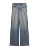 Helmut Lang Helmut Lang Wardrobe High Rise Jeans in Medium Tinted Blue - 6