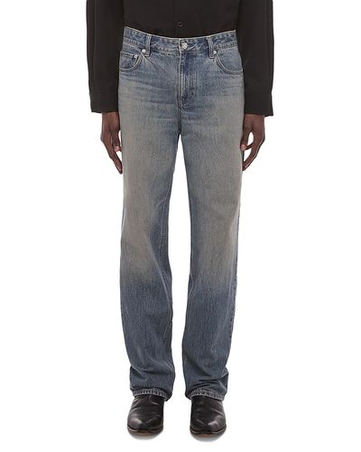 Helmut Lang Helmut Lang Wardrobe Relaxed Fit 33 Jeans in Heavy Tinted Blue