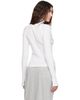 Helmut Lang Helmut Lang White Shrug Turtleneck - 3
