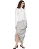 Helmut Lang Helmut Lang White Shrug Turtleneck - 4