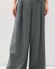 Helmut Lang Helmut Lang Wide Leg Double Pleat Trousers Grey Melange - 2