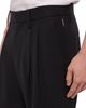 Helmut Lang Helmut Lang Wool Double Pleated Straight Fit Trousers - 6