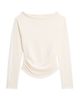 Helmut Lang Helmut Lang Wool Off-the-Shoulder Sweater - 6