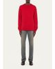 Helmut Lang Men's Cotton Lettuce-Trim Crewneck Sweater - 2
