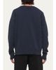 Helmut Lang Men's Cotton Raw-Edge Crewneck Sweater - 3