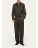Helmut Lang Men's Flat-Front Cotton Five-Pocket Chino Pants - 2