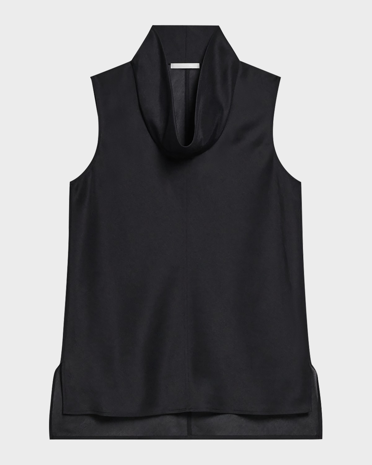 Helmut Lang - Organza Cowl-Neck Shell Top