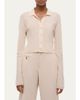 Helmut Lang Raw Edge Linen-Blend Knit Cardigan - 4