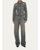 Helmut Lang Raw Hem Denim Trucker Jacket - 2