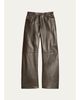 Helmut Lang Relaxed Leather Bootcut Pants - 1