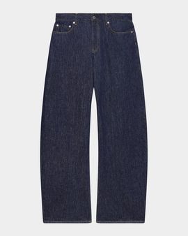 Helmut Lang Saddle Cotton Barrel-Leg Jeans