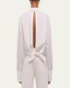 Helmut Lang Tie-Back Button-Front Cotton Shirt - 3