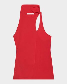 Helmut Lang Twisted Halter Tank Top