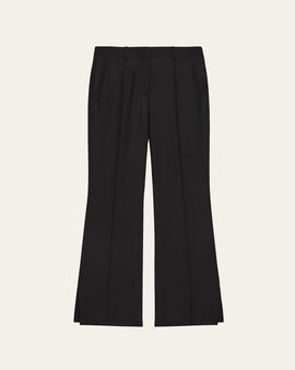 Helmut Lang Vented Wool Bootcut Pants