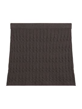 Helmut Lang Women's Cable-Knit Cotton-Blend Miniskirt