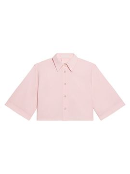 Helmut Lang Women's Cotton Crop Trench Shirt