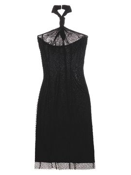 Helmut Lang Women's Halter Mesh Minidress