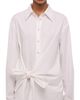 Helmut Lang Women's Knotted Cotton Shirtdress - 7