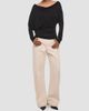 Helmut Lang Women's Open-Back Cowlneck Top - 2