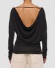 Helmut Lang Women's Open-Back Cowlneck Top - 3