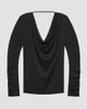 Helmut Lang Women's Open-Back Cowlneck Top - 7