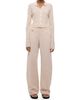 Helmut Lang Women's Raw Edge Linen-Blend Knit Cardigan - 2