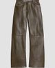 Helmut Lang Women's Relaxed Leather Bootcut Pants - 1