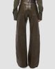 Helmut Lang Women's Relaxed Leather Bootcut Pants - 3