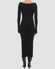 Helmut Lang Women's Ribbed Pointelle Midi Dress - 2