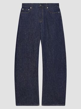 Helmut Lang Women's Saddle Cotton Barrel-Leg Jeans
