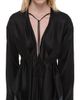 Helmut Lang Women's Scarf-Drape Silk Top - 7