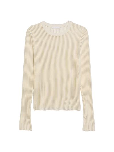 Helmut Lang Women's Stripe Crewneck Top