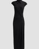 Helmut Lang Women's Twisted Front Jersey A-Line Maxi Dress - 1