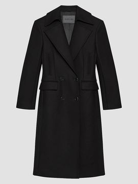 Helmut Lang Women's Wool-Blend Double-Breasted Coat