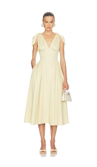 yellow satin prom dress KissProm Mermaid Deep Halter Long Dresses with Slit, Champagne / 10 Shoe Size:9 US Item Type Julianne Feather Sequin Maxi 24Q1JDK