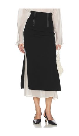 Helsa Helsa Layered Skirt