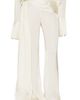 Helsa Helsa Satin Pants With Tie And Fringe - 1