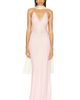 Helsa Helsa Sheer Georgette Gown With Lace - 1