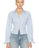 Helsa Helsa Stripe Poplin Fitted Shirt - 1