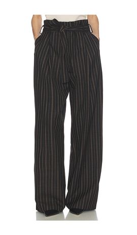 Helsa Helsa Stripe Twill Super Baggy Pants