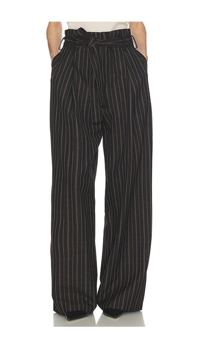 Helsa Helsa Stripe Twill Super Baggy Pants